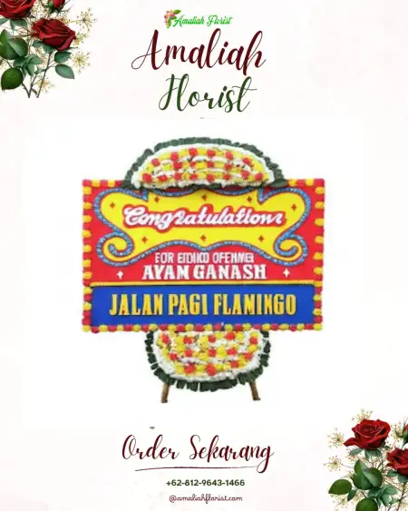 Sewa Papan Bunga Setia Janji