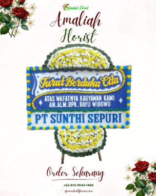 Papan Bunga Duka di Setia Janji