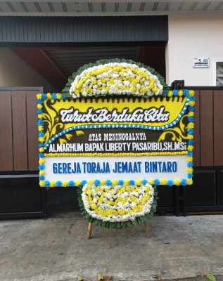 Papan Bunga Duka di Setia Janji