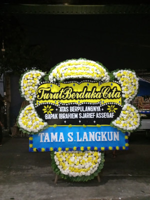 Papan Bunga Duka di Setia Janji